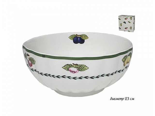 Салатник Фрукты Lenardi 23 см