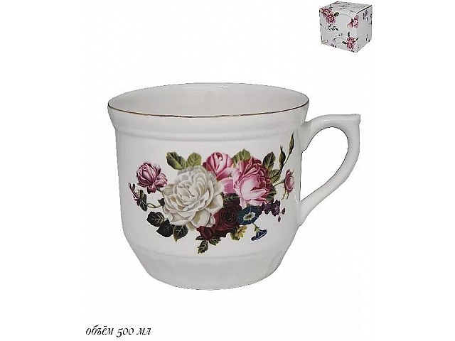 Кружка Lenardi Букет роз 500 мл