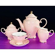 Чайный сервиз Pink Lenardi на 6 персон 17 предметов