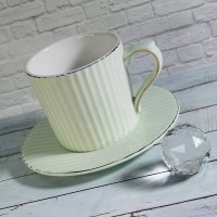Чайный набор на 6 персон 12 предметов Шарм Lenardi зеленый