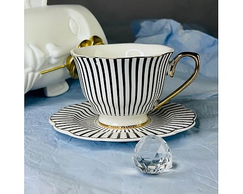 Чайный набор Zebra Lenardi на 6 персон 12 предметов