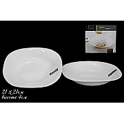 Набор из 2 глубоких тарелок 21 см Lenardi White