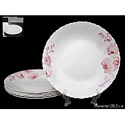 Набор 6 тарелок Lenardi Орхидея 26 см