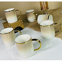 Набор из 6 кружек 350 мл Toronto Cream Lenardi