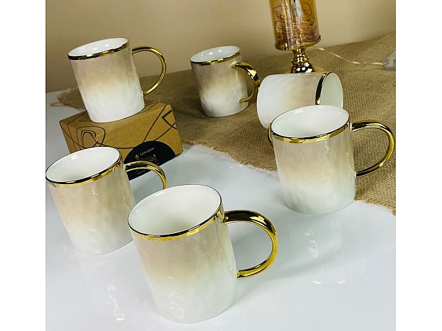 Набор из 6 кружек 350 мл Toronto Cream Lenardi Набор из 6 кружек 350 мл Toronto Cream Lenardi