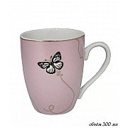 Кружка Lenardi Butterfly розовый 300 мл
