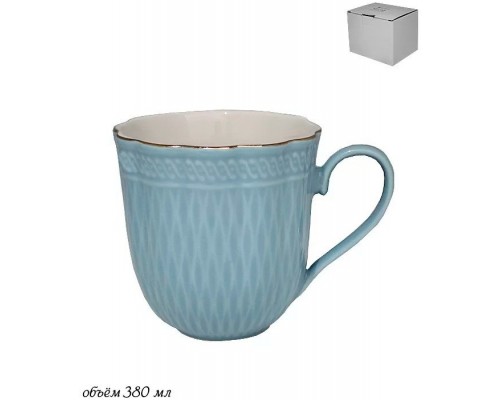 Кружка Lenardi Классика голубая 380 мл