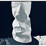 Ваза 29 см Эфиопия Lenardi белая