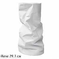 Ваза 29 см Эфиопия Lenardi белая