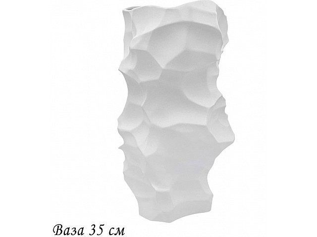 Ваза 35 см Эфиопия Lenardi белая
