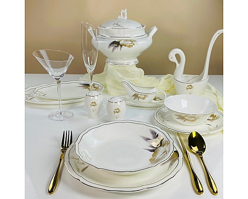 Столово-чайный сервиз Камилла Lenardi на 12 персон 105 предметов