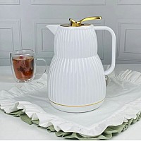 Термос 1000 мл Therm Lenardi золото белый