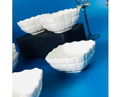 Набор из 6 квадартных салатников 11х5,5 см Корнелия Lenardi