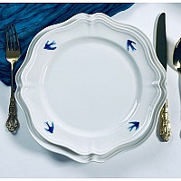 Набор из 6 тарелок 24 см Ласточки Lenardi