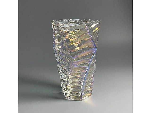 Декоративная ваза для цветов 25см Vase Lenardi перламутр