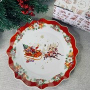 Набор тарелок Новогодний Lenardi 27 см 6 шт