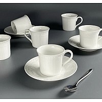 Чайный набор на 6 персон 12 предметов 200 мл Maria Lenardi