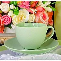 Чайный набор на 6 персон 12 предметов 240 мл Lesto Lenardi зеленый