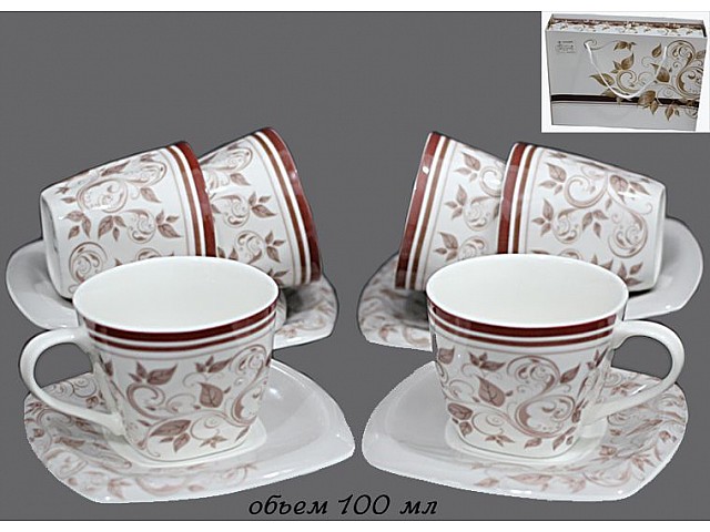 Кофейный набор Lenardi 229-004 на 6 персон