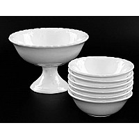 Набор для варенья креманка 18 см и 6 розеток 15 см Аврора Lenardi Набор для варенья креманка 18 см и 6 розеток 15 см Аврора Lenardi