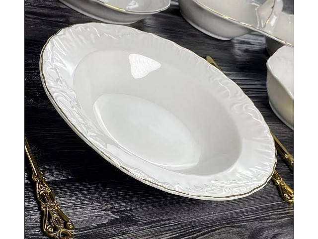 Набор из 6 глубоких тарелок 23 см Аврора Lenardi