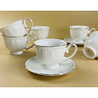 Кофейный набор на 6 персон 12 предметов 140 мл Neo Classic Lenardi золото