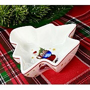 Глубокое блюдо 11х11х3,5см Новогодний Lenardi