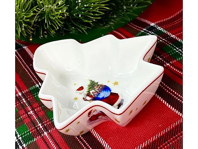 Глубокое блюдо 11х11х3,5см Новогодний Lenardi