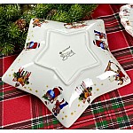 Блюдо в форме звезды 26 см Новогодний Lenardi