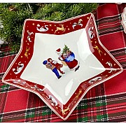 Блюдо в форме звезды 26 см Новогодний Lenardi