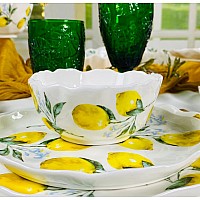 Набор из 6 салатников 13 см Лимоны Lenardi