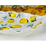 Овальное блюдо 37 см Лимоны Lenardi