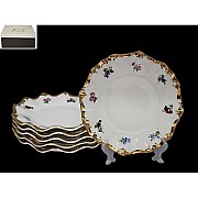 Набор 6 тарелок 25 см Эмилия Lenardi