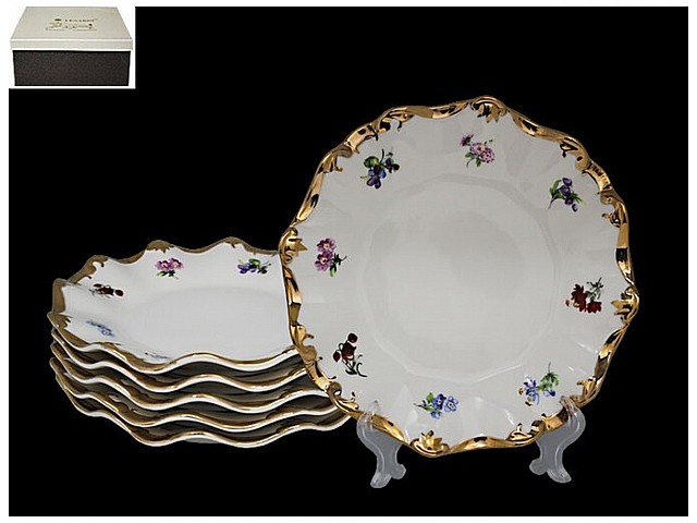 Набор 6 тарелок 25 см Эмилия Lenardi