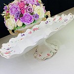 Фруктовница Lenardi Флоренс 35 см на ножке