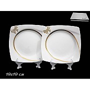 Набор из 2-х тарелок 19 см Lenardi Бантик