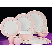 Обеденный сервиз Pink Lenardi на 6 персон 24 предмета