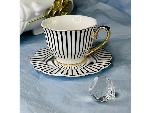 Кофейный набор Zebra Lenardi на 6 персон 12 предметов