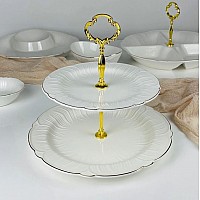 Двухъярусная этажерка 26 см и 20 см Orchidea Lenardi