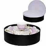 Чайный набор Maora Lenardi на 6 персон 12 предметов сиреневый