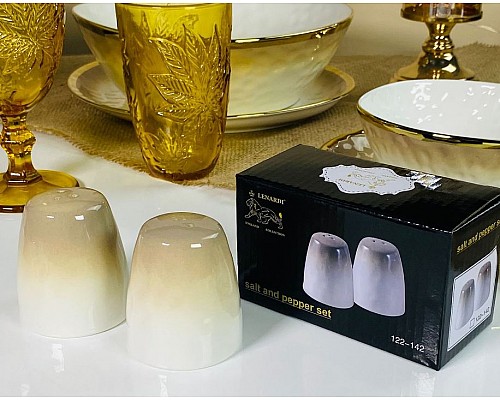 Набор солонка и перечница Toronto Cream Lenardi Набор солонка и перечница Toronto Cream Lenardi