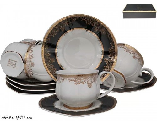 Чайный набор Lenardi Шоколад 240 мл 12 предметов