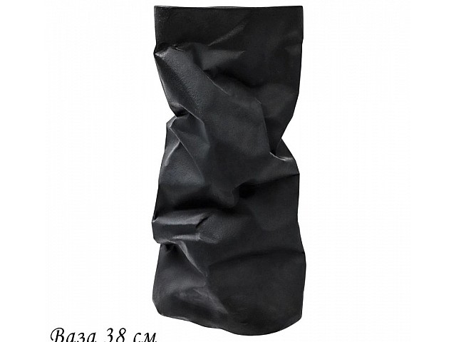 Ваза 38 см Эфиопия Lenardi черная