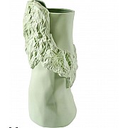Ваза 37 см Эфиопия Lenardi зеленая
