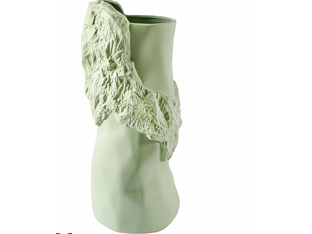 Ваза 37 см Эфиопия Lenardi зеленая