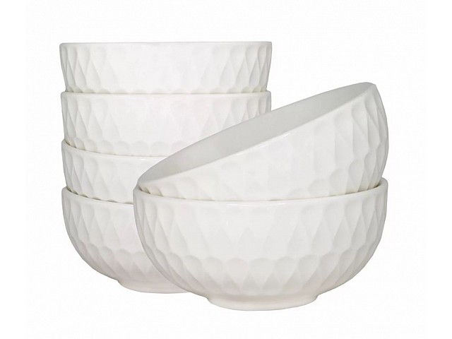 Набор из 6 салатников 11 см Bamboo Lenardi рифленый