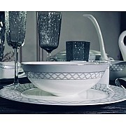 Набор 6 салатников 18 см Версаль серебро Lenardi