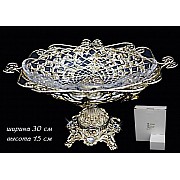 Конфетница на ножке Lenardi 30 см