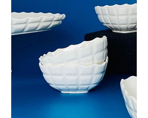 Набор из 6 квадартных салатников 15 см Корнелия Lenardi