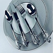Набор столовых приборов Eclypse Barenhaft Lenardi на 6 персон 24 предмета серебристый